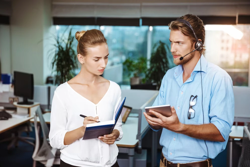 call center staff managing plumbing emergency leads